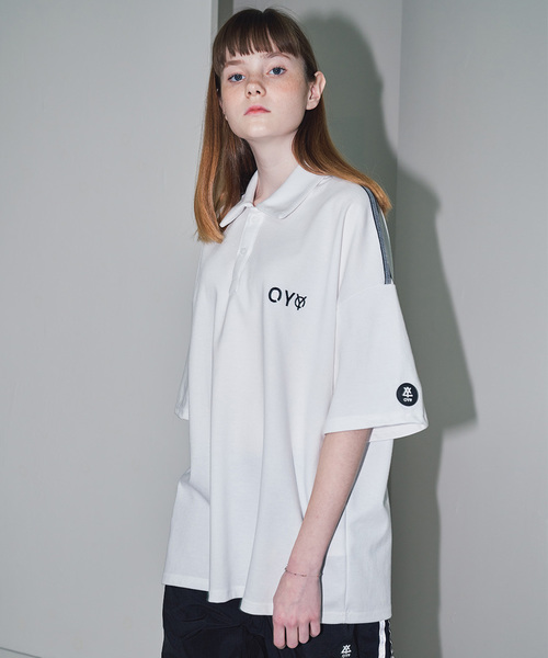 OY（オーワイ）の「テープカラー半袖Tシャツ/カットソー（Tシャツ/カットソー・メンズ・ホワイト/ブラック・FREE）」の14枚目の写真