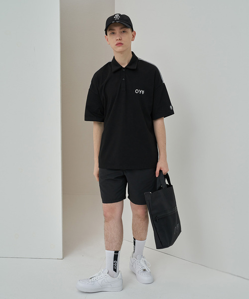 OY（オーワイ）の「テープカラー半袖Tシャツ/カットソー（Tシャツ/カットソー・メンズ・ホワイト/ブラック・FREE）」の11枚目の写真