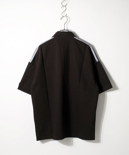 OY（オーワイ）の「テープカラー半袖Tシャツ/カットソー（Tシャツ/カットソー・メンズ・ホワイト/ブラック・FREE）」の21枚目の写真