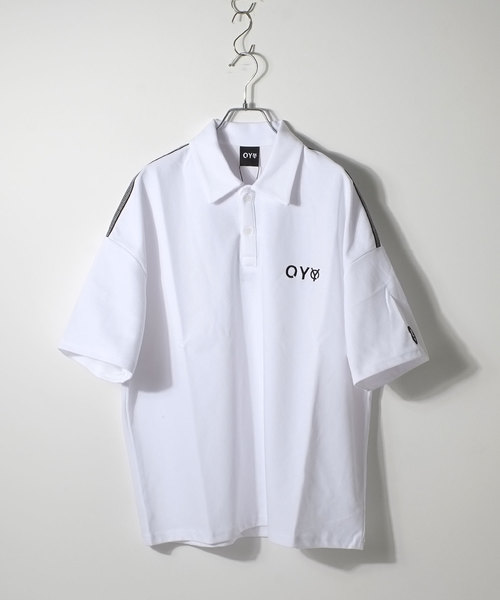 OY（オーワイ）の「テープカラー半袖Tシャツ/カットソー（Tシャツ/カットソー・メンズ・ホワイト/ブラック・FREE）」の5枚目の写真