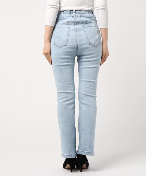 archives（アルシーヴ）の「センプレ風デニムパンツ（デニムパンツ・レディース・ネイビー/サックスブルー/ブルー・MEDIUM）」の9枚目の写真