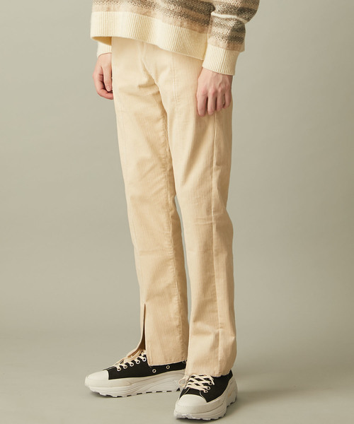 KIIT（キート）の「【KIIT】8Wストレッチコーデュロイスリットパンツ 