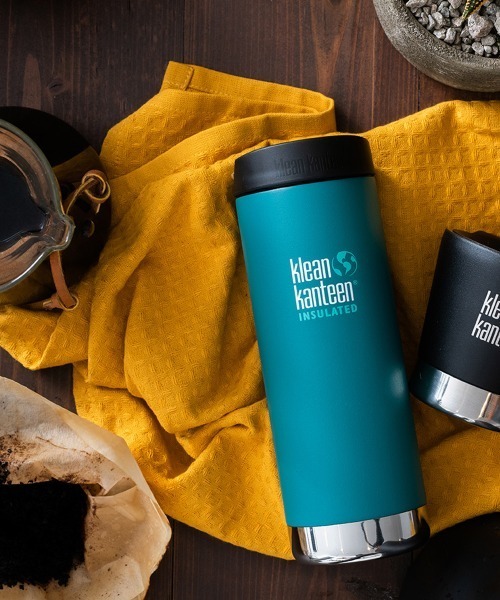 Klean Kanteen(クリーンカンティーン)の「Klean Kanteen クリーンカンティーン インスレート TKWide 16oz (473ml)カフェキャップ(グラス/マグカップ/タンブラー)」|エメラルド