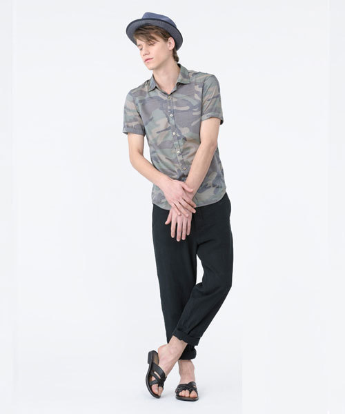 HAMNETT（ハムネット）の「【HAMNETT】 リアクティブダイローン/ ショートスリーブ シャツ（シャツ/ブラウス・メンズ・カモフラージュ・LARGE/MEDIUM）」の10枚目の写真