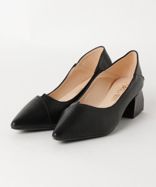 STYLEBLOCK（スタイルブロック）の「チャンキーヒールポインテッドトゥパンプス（パンプス・レディース・ブラック/ベージュ/イエロー/グリーン・40/38/39/35/36/37/34）」の8枚目の写真