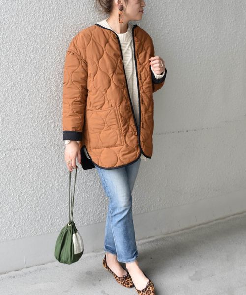 Khaju(カージュ)の「【WEB限定】Khaju:ノーカラーリバーシブル Khaju(カージュ)の「【WEB限定】Khaju:ノーカラーリバーシブル