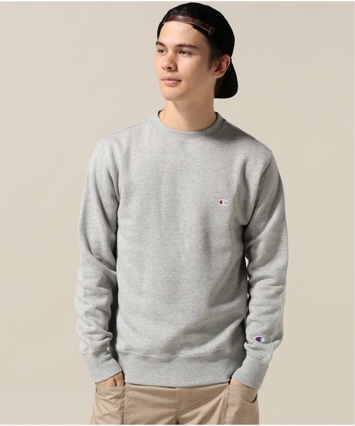 Champion(チャンピオン)の「【CHAMPION / チャンピオン】CREW NECK キモウ SWEATSHIRT(スウェット・メンズ・チャコールグレー/ブラック/ホワイト×ホワイト・MEDIUM/LARGE/X-LARGE)」の3枚目の写真