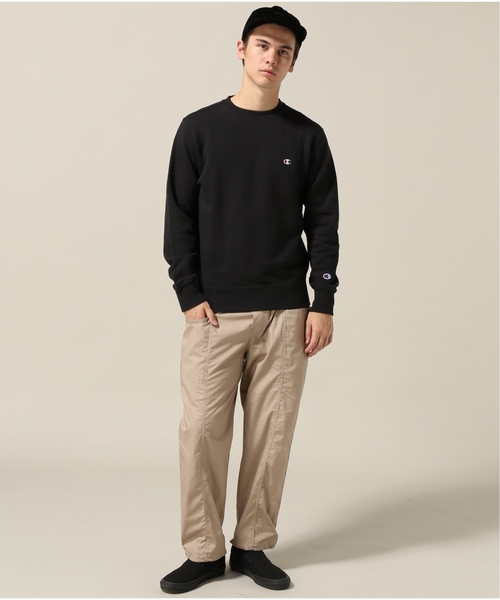 Champion(チャンピオン)の「【CHAMPION / チャンピオン】CREW NECK キモウ SWEATSHIRT(スウェット・メンズ・チャコールグレー/ブラック/ホワイト×ホワイト・MEDIUM/LARGE/X-LARGE)」の4枚目の写真