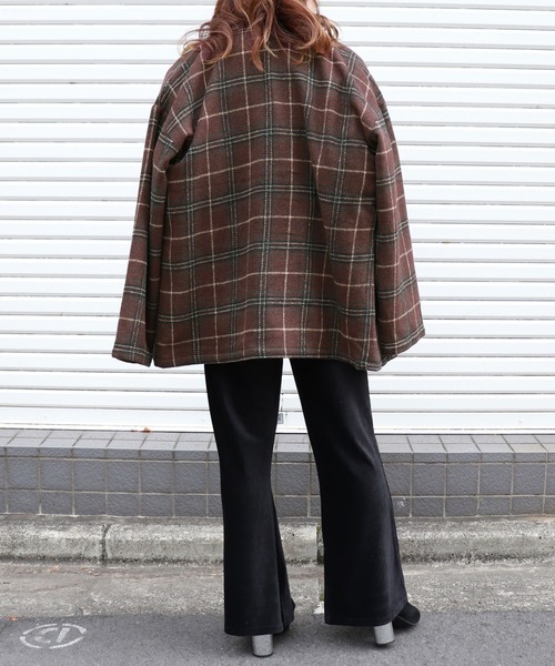 PairPair（ペアペア）の「ベロアスリット入りフレアパンツ（その他パンツ・レディース・ブラック/その他/ブラウン系その他・FREE）」の15枚目の写真