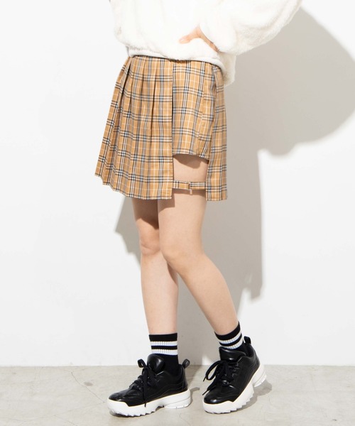 セール Wego ガータープリーツミニスカパン スカート Wego ウィゴー のファッション通販 Zozotown