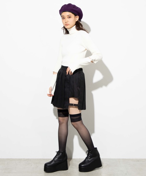 ガータープリーツミニスカート リュアユーイン 楽天市場】スカート レディース プリーツスカート 制服スカート