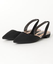 NUOVO ヌオーヴォ パンプス メイクアップミー B-ST POINTED 2 バレエ ストラップ ポインテッド2cm NE30225 BLACK