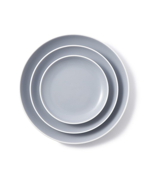 Francfranc（フランフラン）の「オルディ プレートセット （S・M・Lサイズ3点セット） グレー（食器・レディース・グレー・FREE）」の3枚目の写真