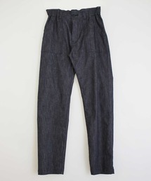 R3725 ソフトリネンストレッチベイカーパンツ