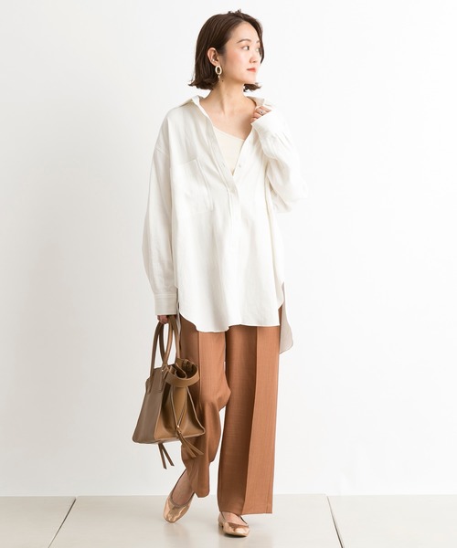 DouDou(ドゥドゥ)の「サイドジップトートバッグ(ショルダーバッグ・レディース・ブラウン/ブラック/グレイッシュベージュ・FREE)」の19枚目の写真