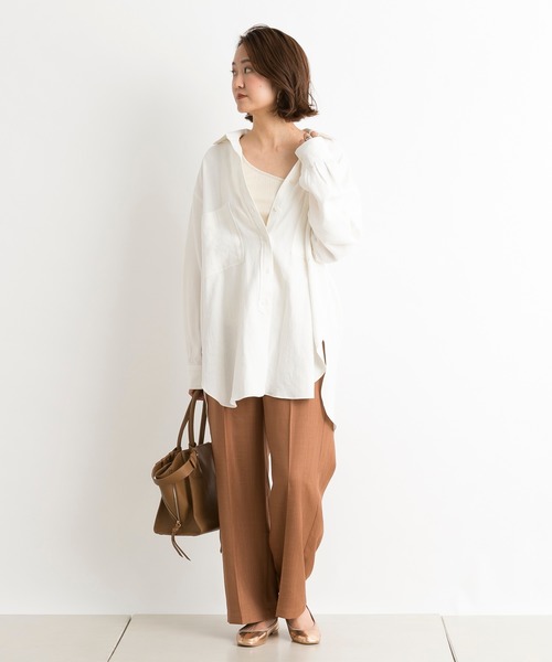 DouDou(ドゥドゥ)の「サイドジップトートバッグ(ショルダーバッグ・レディース・ブラウン/ブラック/グレイッシュベージュ・FREE)」の18枚目の写真