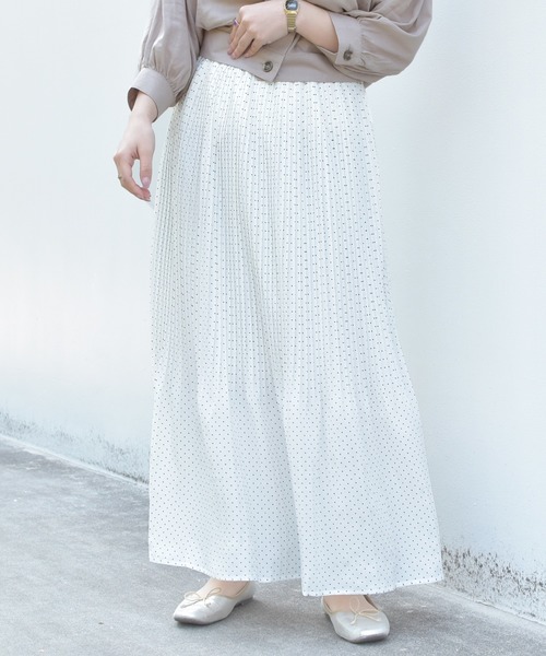 PairPair（ペアペア）の「アソートプリーツスカート（スカート・レディース・オフホワイト/ライトグリーン・FREE）」の16枚目の写真