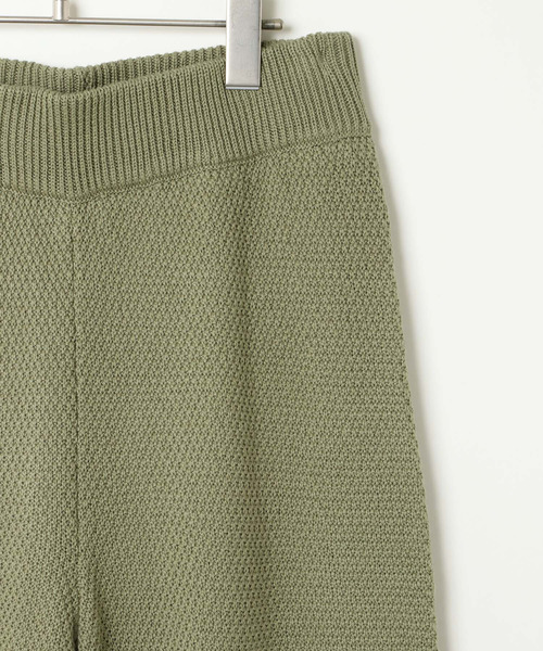 notch.(ノッチ)の「ニットワイドパンツ(その他パンツ・レディース・ブラック/オリーブ/ブラウン/レンガ・M)」の7枚目の写真
