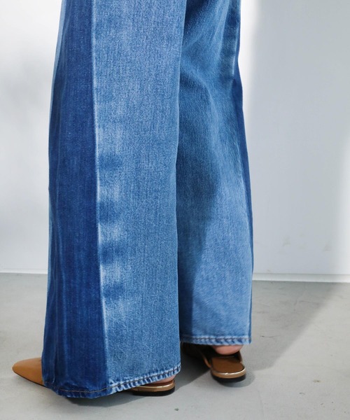 ANT（アント）の「WIDE FLARE JEANS / ワイドフレアジーンズ・デニム  
