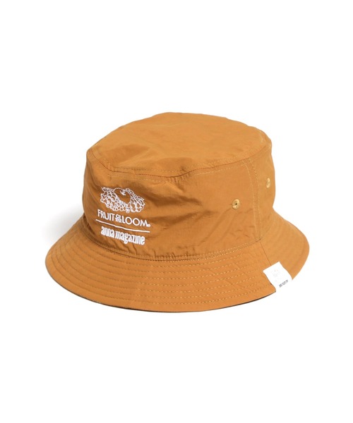 FRUIT OF THE LOOM（フルーツオブザルーム）の「【FRUIT OF THE LOOM/フルーツオブザルーム】 FTL x ANNA REVERSIBLE BUCKET HAT/アンナマガジンコラボリバーシブルハット（ハット・メンズ・ホワイト/ブラック/ブラウン・FREE）」の8枚目の写真