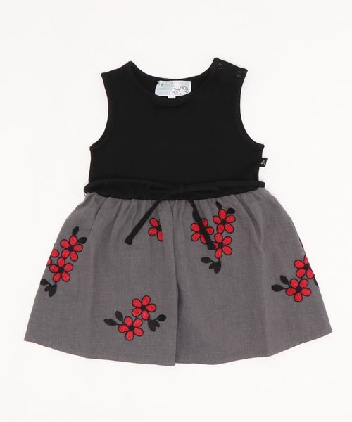 セール Tbe1 L Robe ベビー フラワードッキングワンピース ワンピース Agnes B アニエスベー のファッション通販 Zozotown