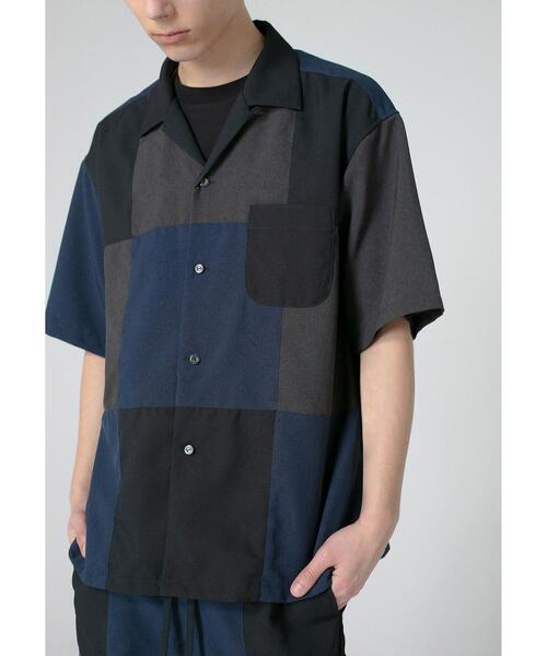 MONKEY TIME（モンキータイム）の「＜monkey time＞ PE/TRO PATCH WORK OPN SHT/シャツ（シャツ/ブラウス・メンズ・その他1・X-LARGE/LARGE/SMALL/MEDIUM）」の9枚目の写真