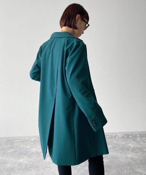 PAGEBOY（ページボーイ）の「バックスリット チュニックテーラージャケット【セットアップ】（テーラードジャケット・レディース・ブラック/グレイッシュベージュ/ブルー系その他・FREE）」の11枚目の写真