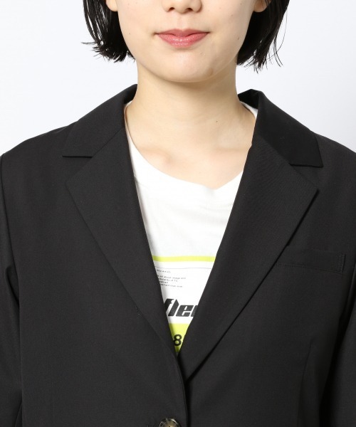 PAGEBOY（ページボーイ）の「バックスリット チュニックテーラージャケット【セットアップ】（テーラードジャケット・レディース・ブラック/グレイッシュベージュ/ブルー系その他・FREE）」の17枚目の写真