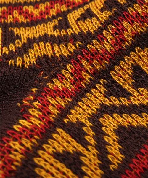 チチカカ(チチカカ)の「ネイティブクルーソックス(ソックス/靴下・レディース・ブラウン/ベージュ・SMALL/MEDIUM)」の7枚目の写真