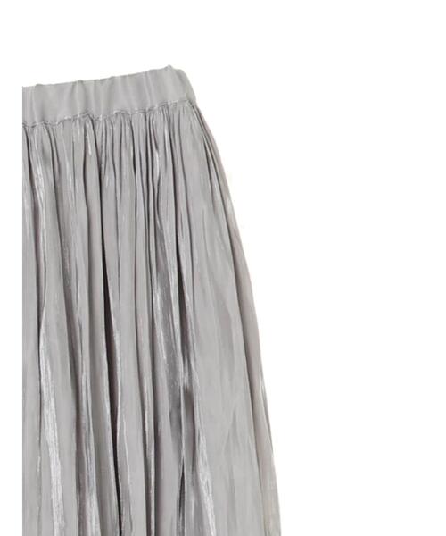 AMERICAN HOLIC（アメリカンホリック）の「ワッシャープリーツスカート　＊〇（スカート・レディース・グレー/チャコールグレー/モカ/ブルーグリーン/サックスブルー・FREE）」の9枚目の写真