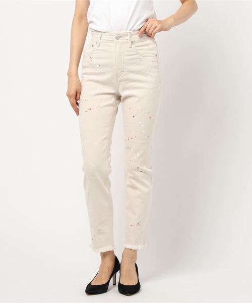 YANUK（ヤヌーク）の「【YANUK】ペイントジーンズ（デニムパンツ  