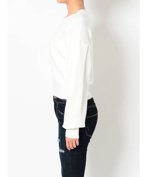 EMODA（エモダ）の「コンパクトソフトニット（ニット/セーター・レディース・ホワイト/ブラック/カーキ/ブルー・FREE）」の19枚目の写真