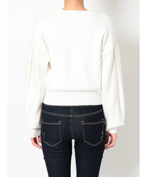 EMODA（エモダ）の「コンパクトソフトニット（ニット/セーター・レディース・ホワイト/ブラック/カーキ/ブルー・FREE）」の20枚目の写真