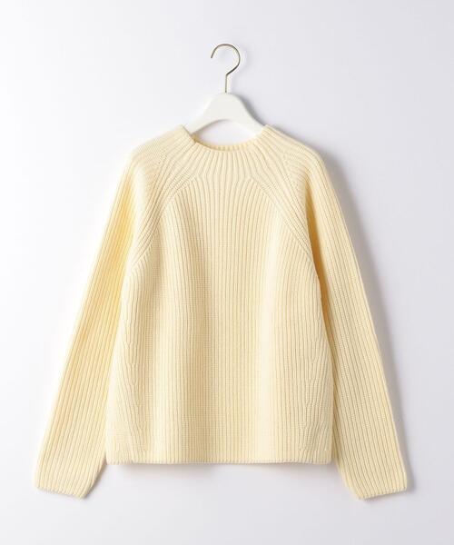 UNITED ARROWS LTD. OUTLET（ユナイテッドアローズアウトレット）の「＜A DAY IN THE LIFE＞ 3Gアゼ ハイネックニット（ニット/セーター・レディース・イエロー/ネイビー/オフホワイト/ピンク・FREE）」の2枚目の写真