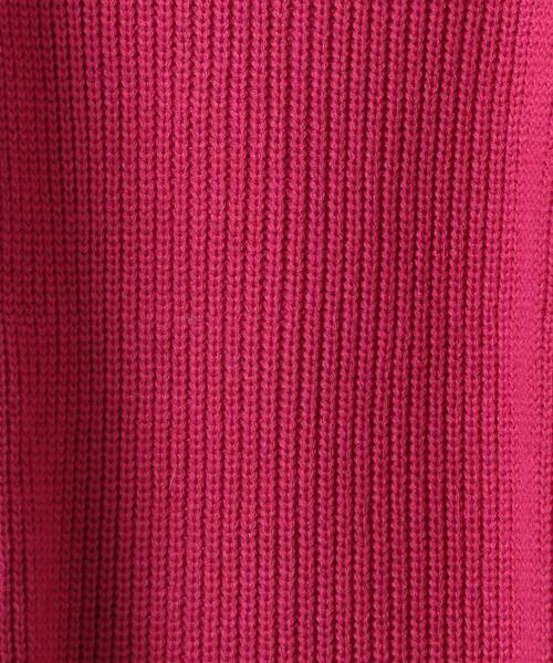 UNITED ARROWS LTD. OUTLET（ユナイテッドアローズアウトレット）の「＜A DAY IN THE LIFE＞ 3Gアゼ ハイネックニット（ニット/セーター・レディース・イエロー/ネイビー/オフホワイト/ピンク・FREE）」の9枚目の写真