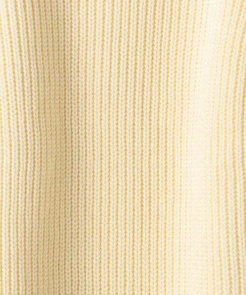 UNITED ARROWS LTD. OUTLET（ユナイテッドアローズアウトレット）の「＜A DAY IN THE LIFE＞ 3Gアゼ ハイネックニット（ニット/セーター・レディース・イエロー/ネイビー/オフホワイト/ピンク・FREE）」の10枚目の写真