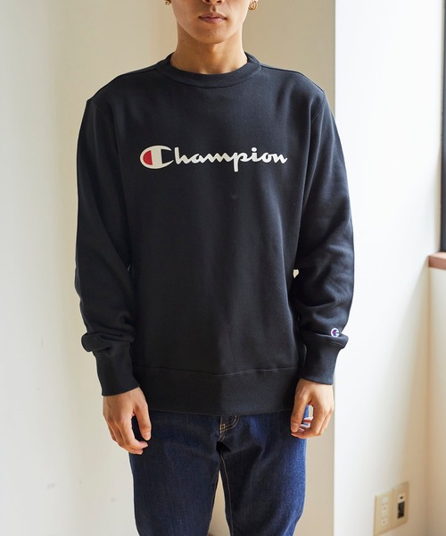 Champion（チャンピオン）の「WEGO/Champion 裏毛ロゴプルオーバー（スウェット・メンズ・ブラック/イエロー・MEDIUM/LARGE/X-LARGE）」の21枚目の写真