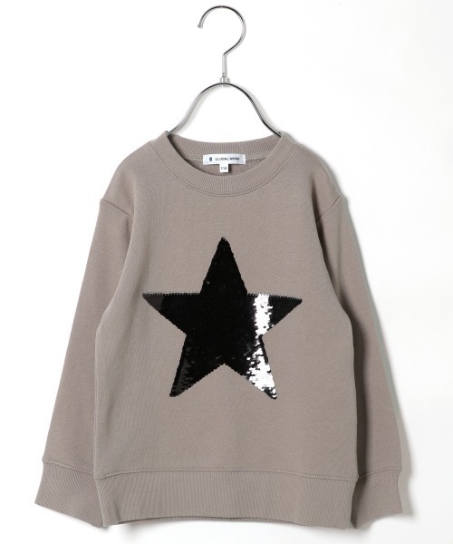 GLOBAL WORK（グローバルワーク）の「【キッズ】グラフィッククルースウェット/885360（スウェット・キッズ・チャコールグレー/スカイブルー/ブラック/ダークブラウン/ベージュ/カーキ/ライトグリーン/その他/ダークグレー/ワインレッド/アイボリー/グレー系その他/ブルー系その他/ブラック系その他/ベージュ系その他3/ダークグリーン/グレー系その他6/ライトブルー・110cm/100cm/120cm/130cm/140cm）」の8枚目の写真