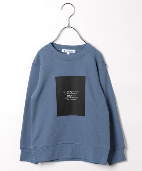GLOBAL WORK（グローバルワーク）の「【キッズ】グラフィッククルースウェット/885360（スウェット・キッズ・チャコールグレー/スカイブルー/ブラック/ダークブラウン/ベージュ/カーキ/ライトグリーン/その他/ダークグレー/ワインレッド/アイボリー/グレー系その他/ブルー系その他/ブラック系その他/ベージュ系その他3/ダークグリーン/グレー系その他6/ライトブルー・110cm/100cm/120cm/130cm/140cm）」の16枚目の写真