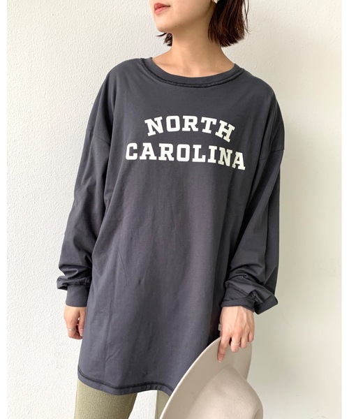 Auntie Rosa Holiday（アンティローザホリデー）の「2WAYリバーシブルレイヤードロンTEE（Tシャツ/カットソー・レディース・チャコールグレー/ベージュ・FREE）」の15枚目の写真