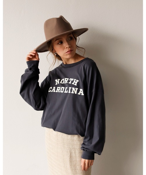 Auntie Rosa Holiday（アンティローザホリデー）の「2WAYリバーシブルレイヤードロンTEE（Tシャツ/カットソー・レディース・チャコールグレー/ベージュ・FREE）」の21枚目の写真