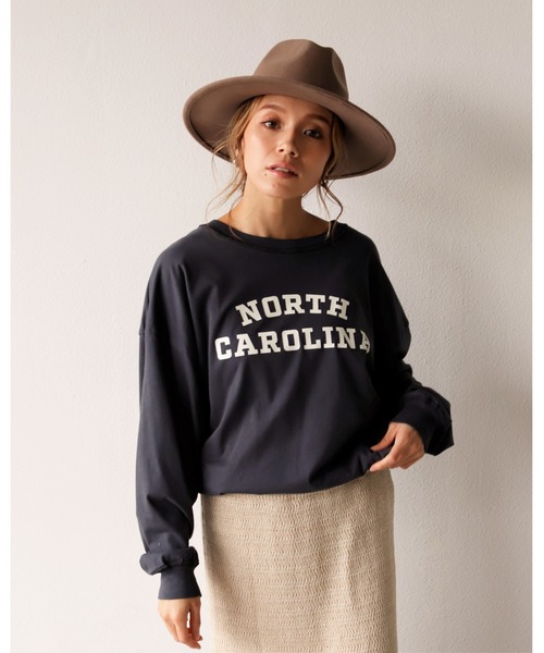 Auntie Rosa Holiday（アンティローザホリデー）の「2WAYリバーシブルレイヤードロンTEE（Tシャツ/カットソー・レディース・チャコールグレー/ベージュ・FREE）」の20枚目の写真