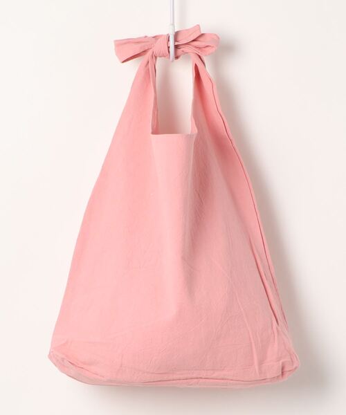 STYLEBLOCK（スタイルブロック）の「肩リボンデザイン無地トートバッグ（トートバッグ・レディース・ミント/イエロー/ピンク/ブラック/ホワイト・FREE）」の10枚目の写真