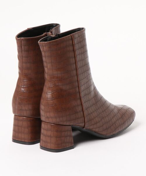 prose verse(プロズヴェール)の「スクエアトゥミドル丈ブーツ(ブーツ・レディース・ブラック/モカ/アイボリー/ブラウン・SMALL/MEDIUM/LARGE/LL)」の5枚目の写真