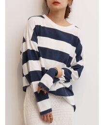 Ungrid | ボーダーロングスリーブTee(Tシャツ/カットソー)