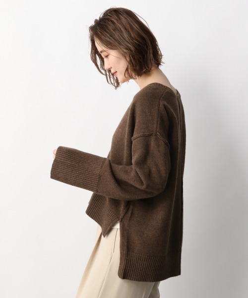 A part by(アパートバイ)の「7GフカVショートプルオーバー 926039(ニット/セーター・レディース・ブラック/ブラウン/オフホワイト/ピンク系その他3・FREE)」の18枚目の写真