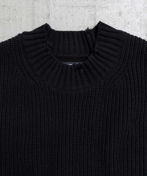 MAISON SPECIAL(メゾンスペシャル)の「《ユニセックスアイテム》バルーンコットンプライムオーバーサイドスリットクラッシュベスト 【MAISON SPECIAL/メゾンスペシャル】(ベスト・メンズ・オフホワイト/ブラック/ラベンダー・44/46)」の5枚目の写真