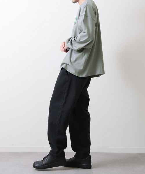 Mark Gonzales(マーク・ゴンザレス)の「【別注】【Mark Gonzales/マークゴンザレス】プリントイラストビッグロンT 長袖Tシャツ(Tシャツ/カットソー・メンズ・グレー/ホワイト/パープル/ブルー/ブラック/グリーン・LARGE/MEDIUM)」の20枚目の写真