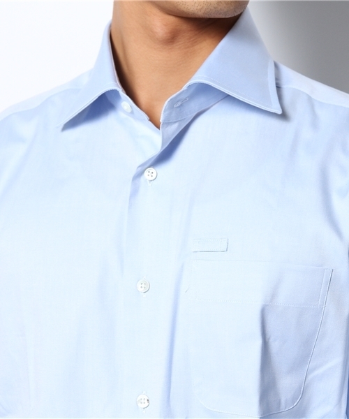 鎌倉シャツ（カマクラシャツ）の「【Maker's shirt鎌倉 × SQUOVAL】セミワイドシャツ（シャツ/ブラウス・メンズ・ホワイト/ブルー/ブルー系その他・SMALL/LARGE/MEDIUM/X-LARGE）」の7枚目の写真