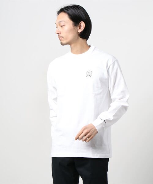 Back Channel（バックチャンネル）の「LABEL LONG SLEEVE T（Tシャツ/カットソー・メンズ・ホワイト/ブラック・MEDIUM/LARGE/X-LARGE/XX-LARGE/SMALL）」の13枚目の写真